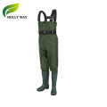 Bequeme Waders mit schwarzem Taillengürtel